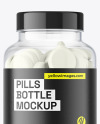 Clear Tablets Bottle Mockup