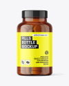 Amber Tablets Bottle Mockup