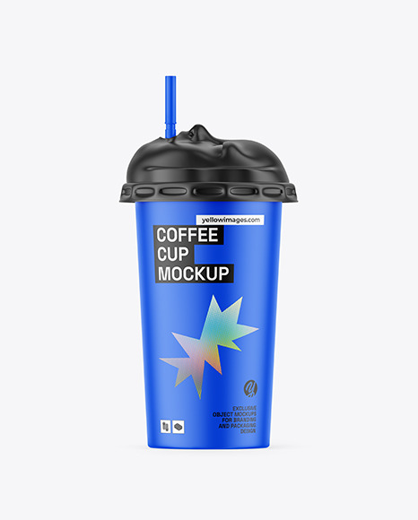 Matte Coffee Cup Mockup