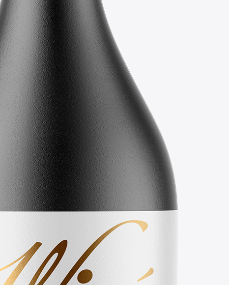 Ceramic Wine Bottle Mockup