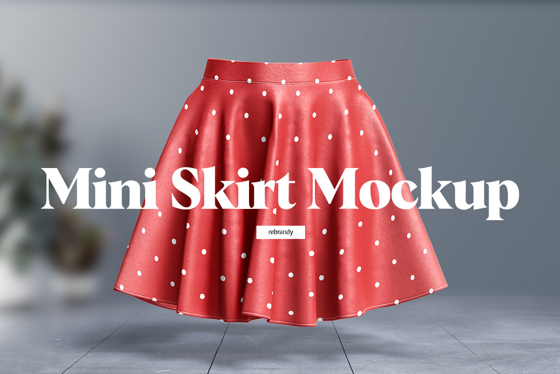 Mini Skirt Mockup