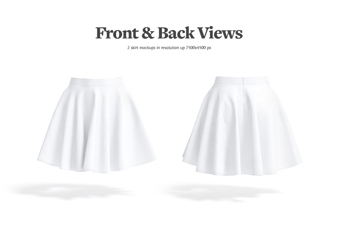 Mini Skirt Mockup