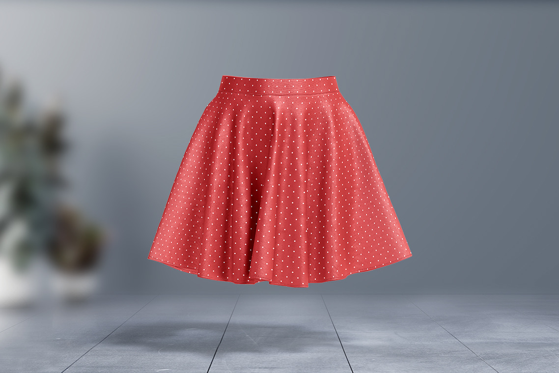 Mini Skirt Mockup Mini Skirt Mockup