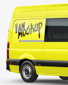 Van Mockup - Half Side View