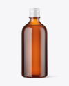 Amber Glass Bottle Mockup