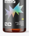 Amber Glass Bottle Mockup Amber Glass Bottle Mockup