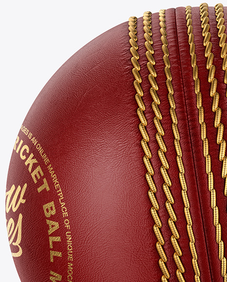 Cricket Ball Mockup