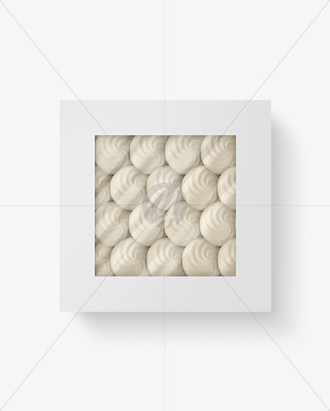 Box of Chocolate Sweets Mockup