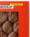 Box of Chocolate Sweets Mockup