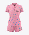 Women's Pajamas Mockup - Front View