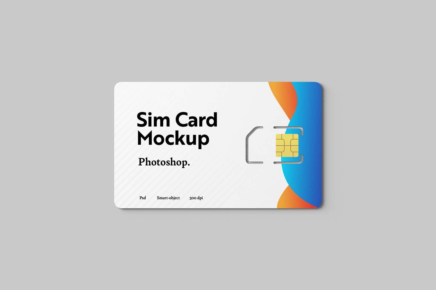 Sim Card Mockups