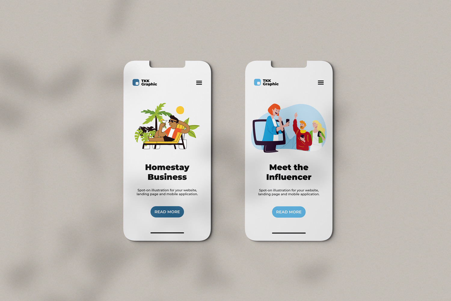 Smartphone Screen Mockups Smartphone Screen Mockups