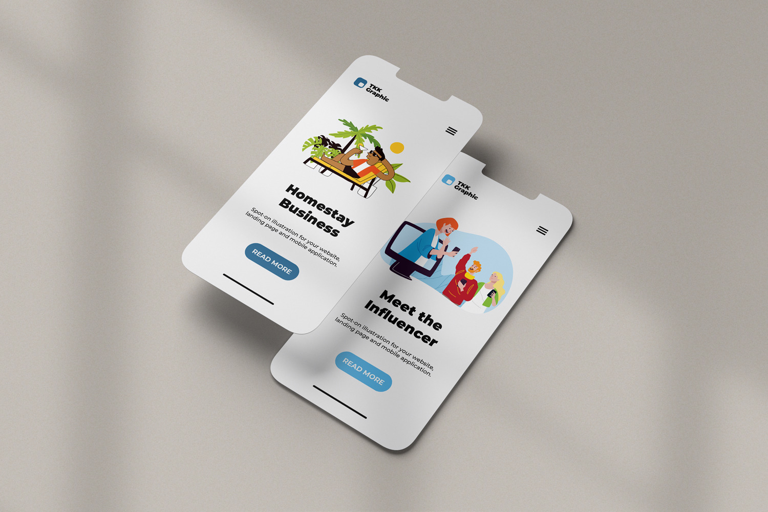 Smartphone Screen Mockups Smartphone Screen Mockups