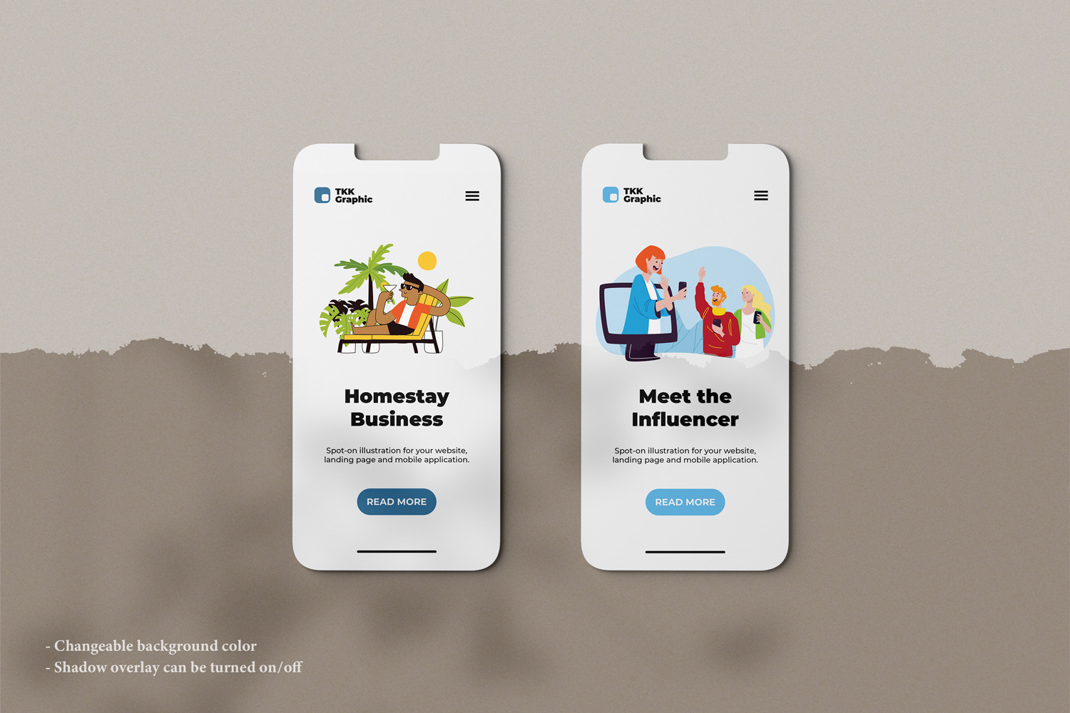 Smartphone Screen Mockups Smartphone Screen Mockups