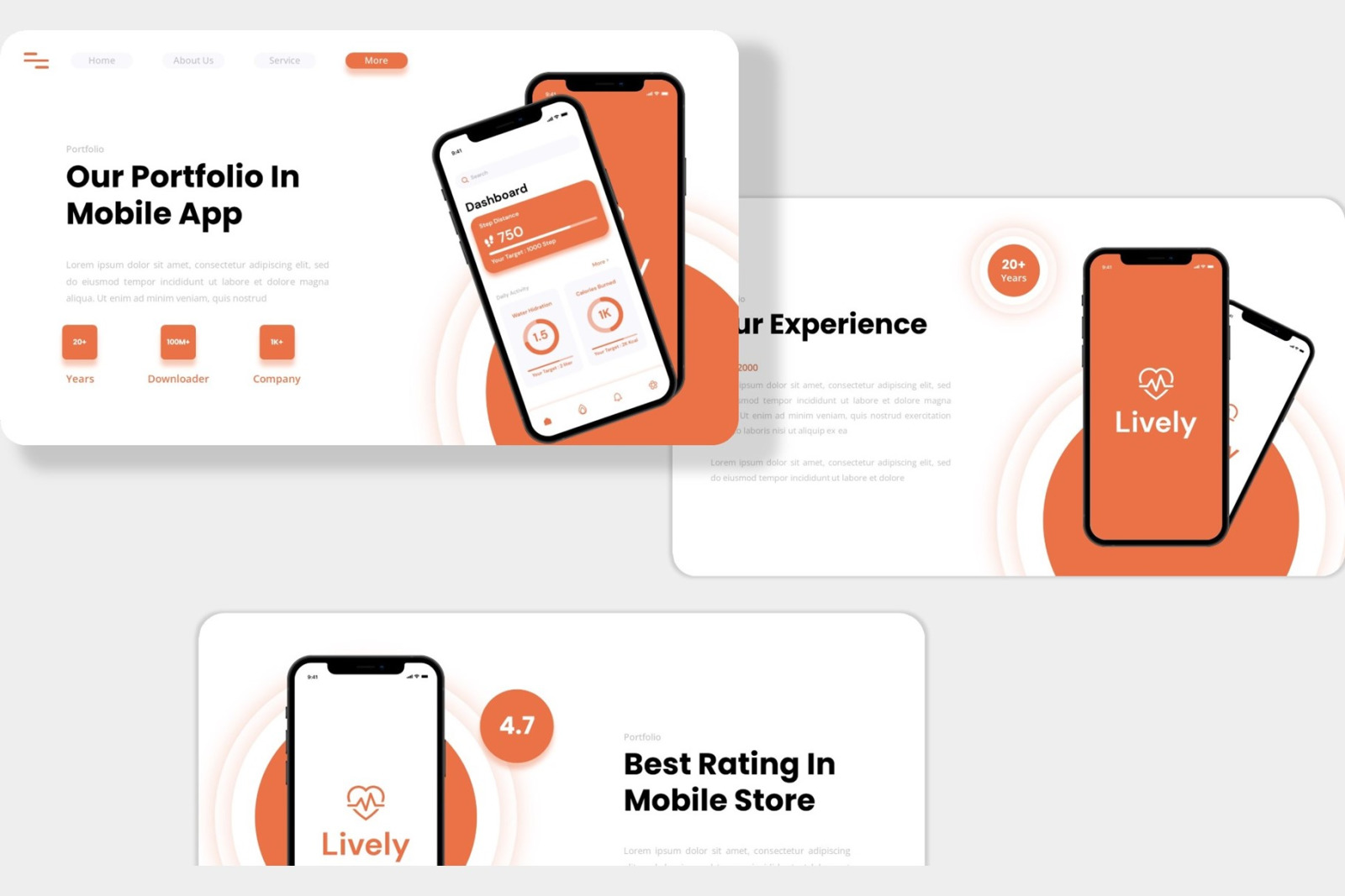 Lively - Fitness App &amp; SAAS Keynote Template