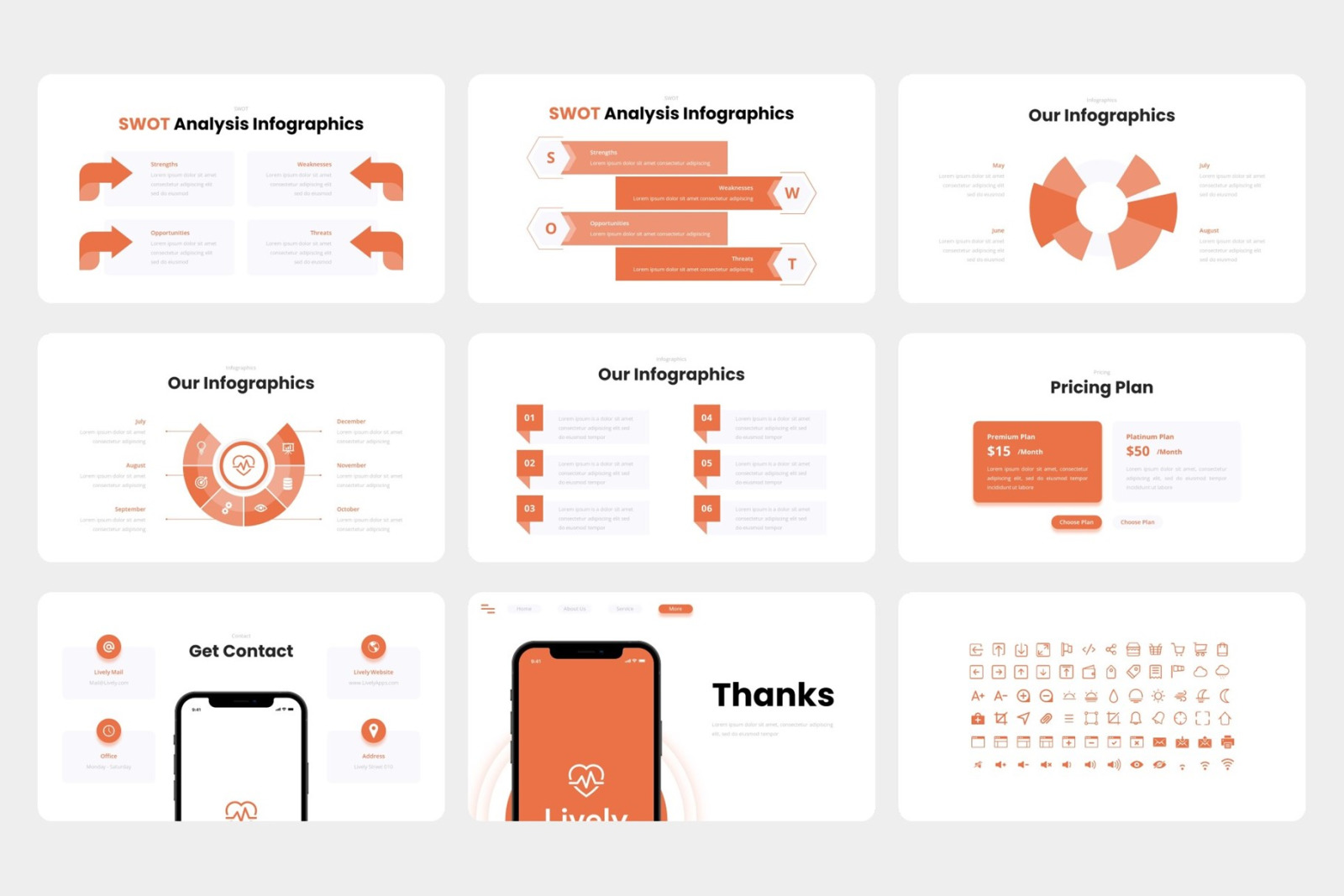 Lively - Fitness App & SAAS Keynote Template Lively - Fitness App & SAAS Keynote Template