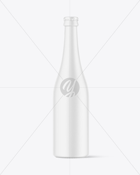 Ceramic Beer Bottle Mockup