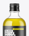 Clear Glass Oil Bottle Mockup