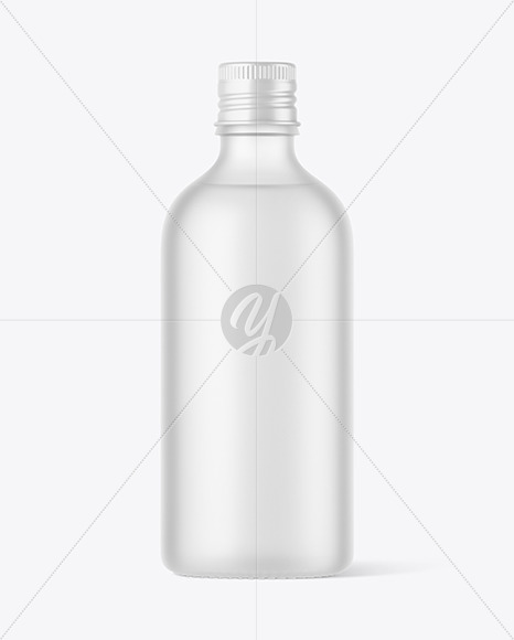 Frosted Glass Bottle Mockup