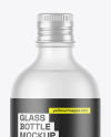 Frosted Glass Bottle Mockup