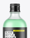 Frosted Glass Bottle Mockup