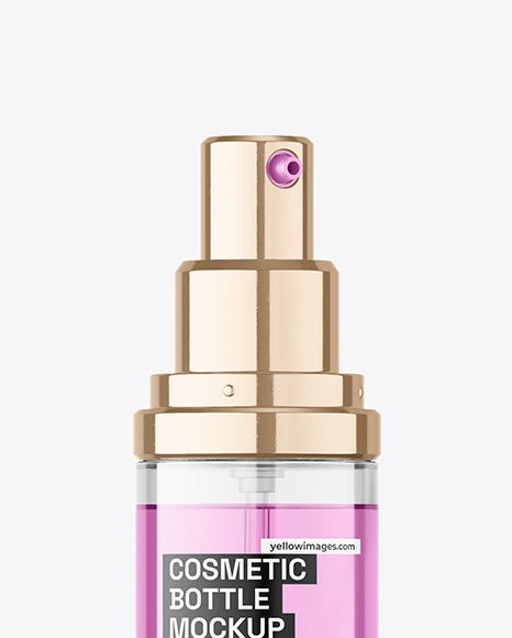 50ml Airless Pump Bottle Mockup