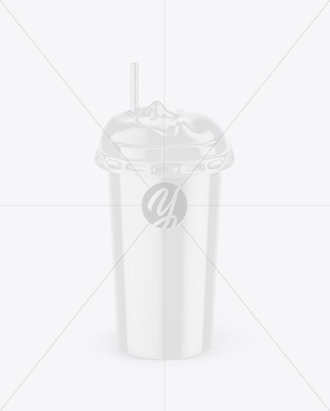 Glossy Coffee Cup Mockup