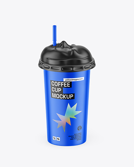 Matte Coffee Cup Mockup