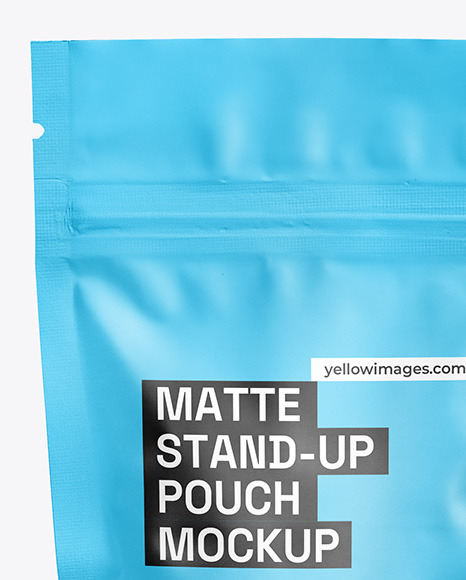 Matte Stand-up Pouch Mockup