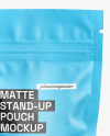 Matte Stand-up Pouch Mockup