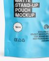 Matte Stand-up Pouch Mockup