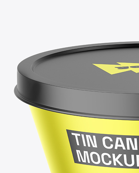 Tin Can Mockup