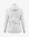 Women’s Hoodie Mockup - Back View