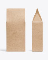 Two Kraft Paper Boxes Mockup