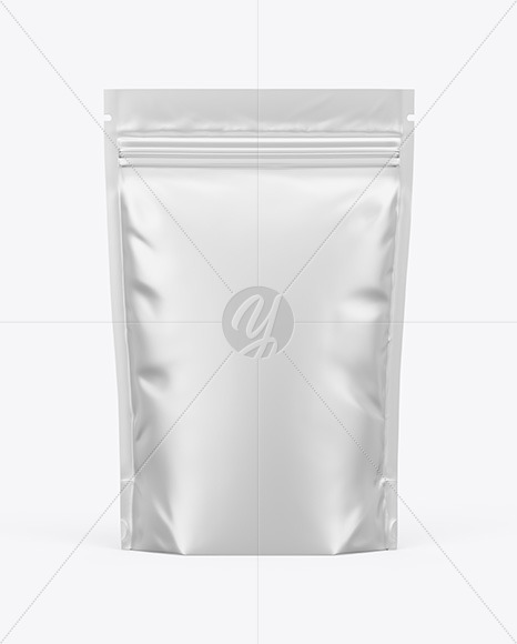 Metallic Stand-up Pouch Mockup