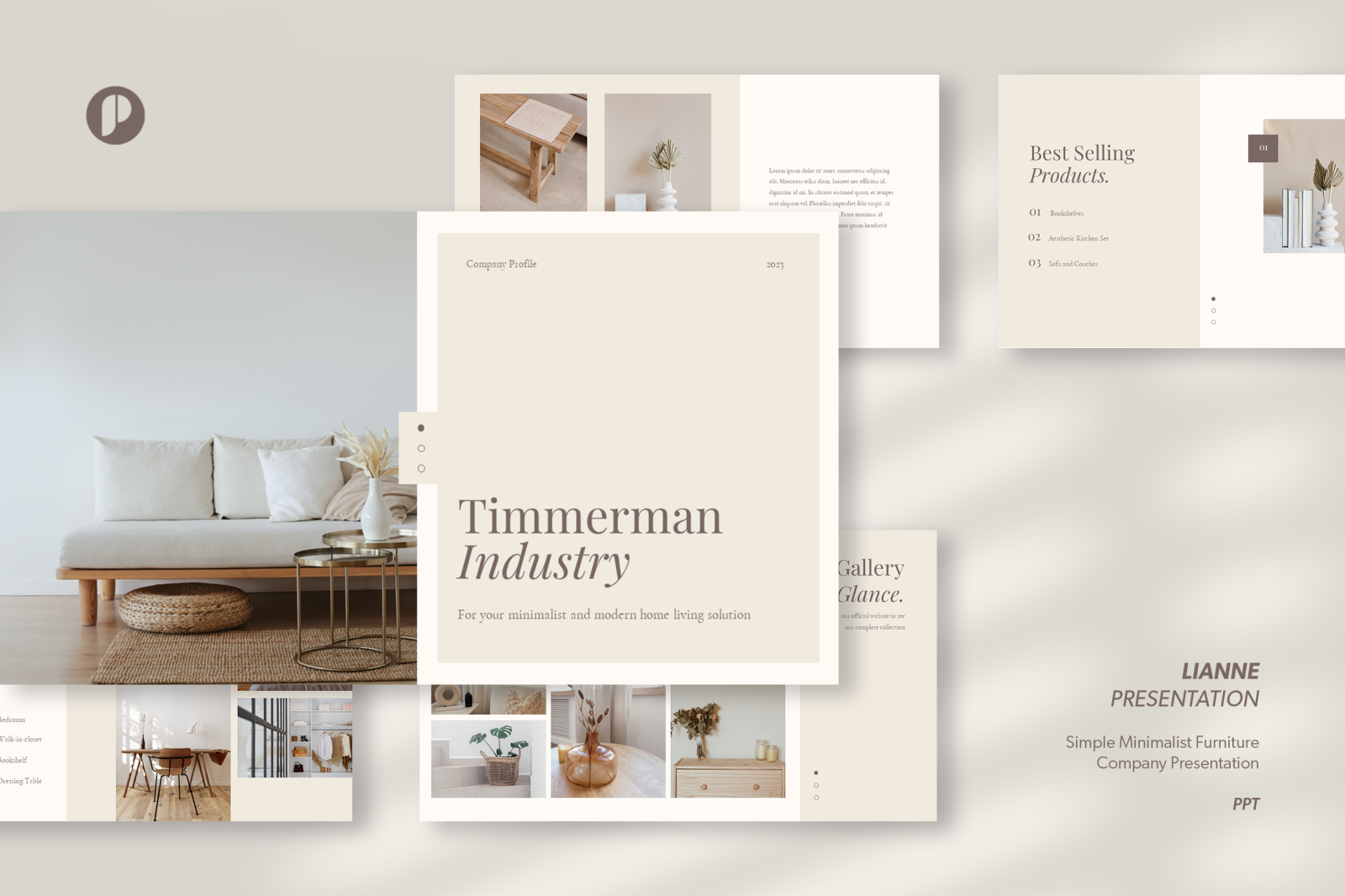 Lianne – Creamy Simple Minimalist Furniture Company Presentation Lianne – Creamy Simple Minimalist Furniture Company Presentation