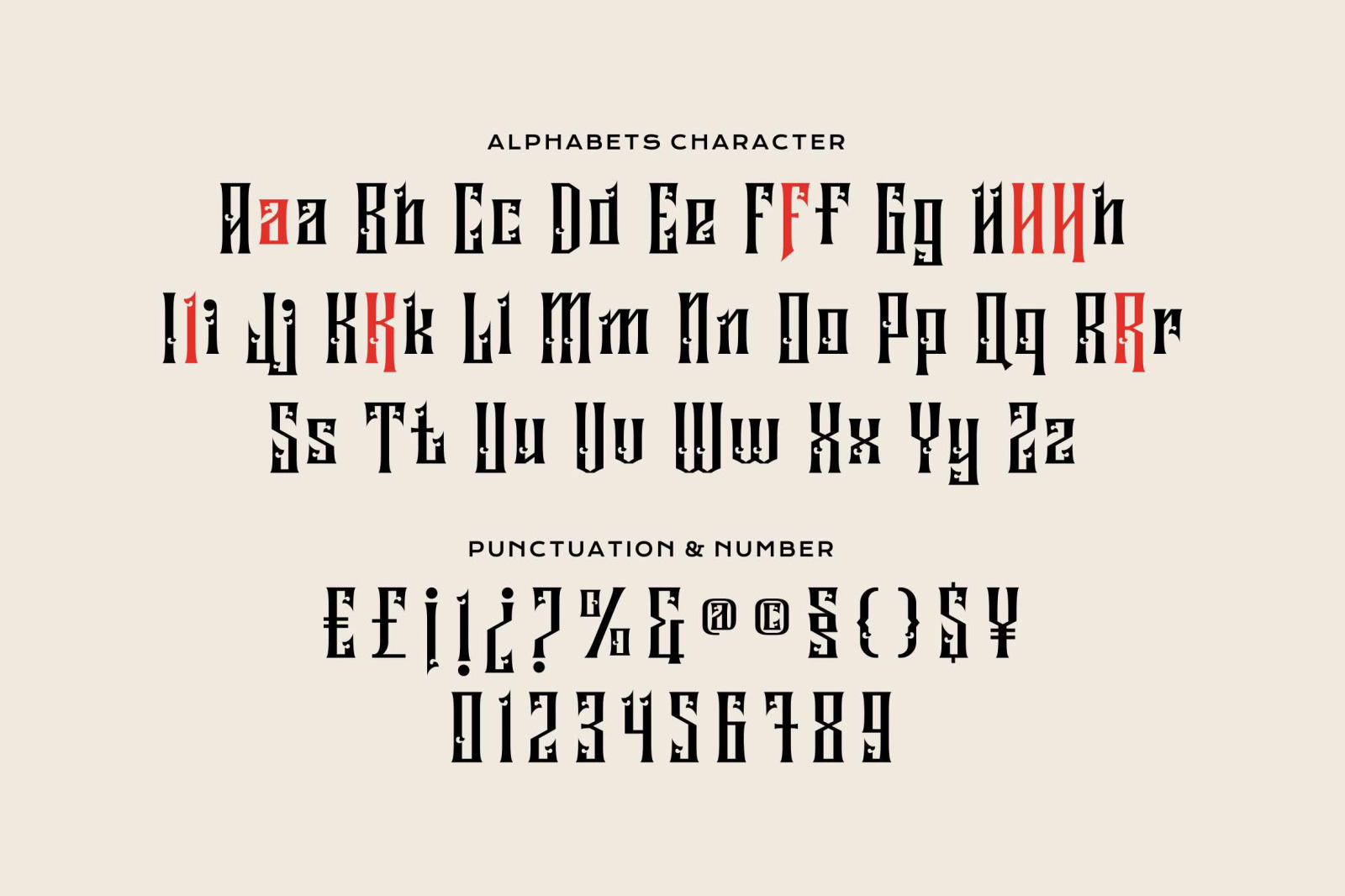 Liberok-Blackletter Display Font Liberok-Blackletter Display Font