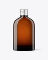 Amber Glass Bottle Mockup