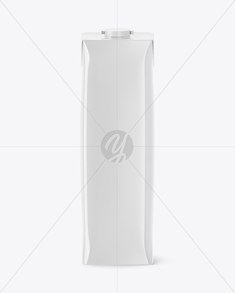 Glossy Juice Box Mockup