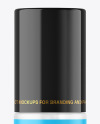 Frosted Glass Cosmetic Bottle with Pump Mockup Frosted Glass Cosmetic Bottle with Pump Mockup