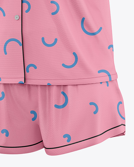 Women's Pajamas Mockup - Half Side View