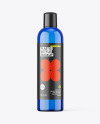 Blue Plastic Bottle Mockup