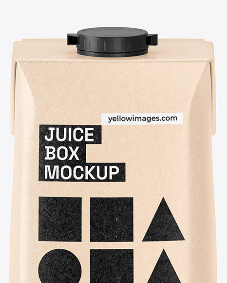 Carton Juice Box Mockup