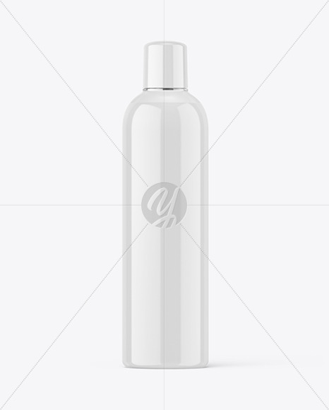 Clear Plastic Bottle Mockup