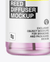 Frosted Glass Diffuser Bottle Mockup