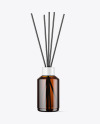 Amber Diffuser Glass Bottle Mockup