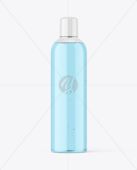 Clear Plastic Bottle Mockup