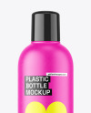 Matte Plastic Bottle Mockup