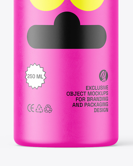 Matte Plastic Bottle Mockup Matte Plastic Bottle Mockup
