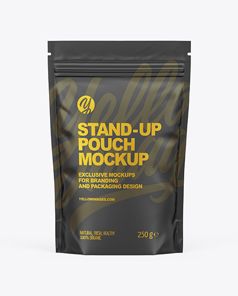 Matte Stand-up Pouch Mockup